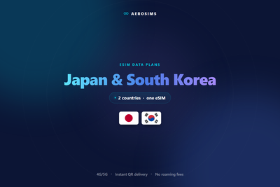 日本和韩国 eSIM 流量包